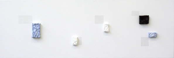 ‘Subtitle 13’, From the series ‘Subtitle and other Forebodings’, (Denk Display III/IV), 2011, oil on canvas, 38 cm x 115 cm