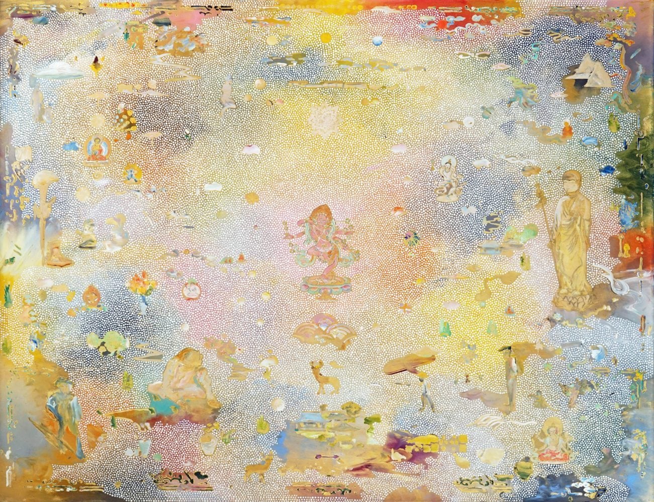 ‘Kurukulla’, 2018, acrylic on linen, 108 x 136 cm