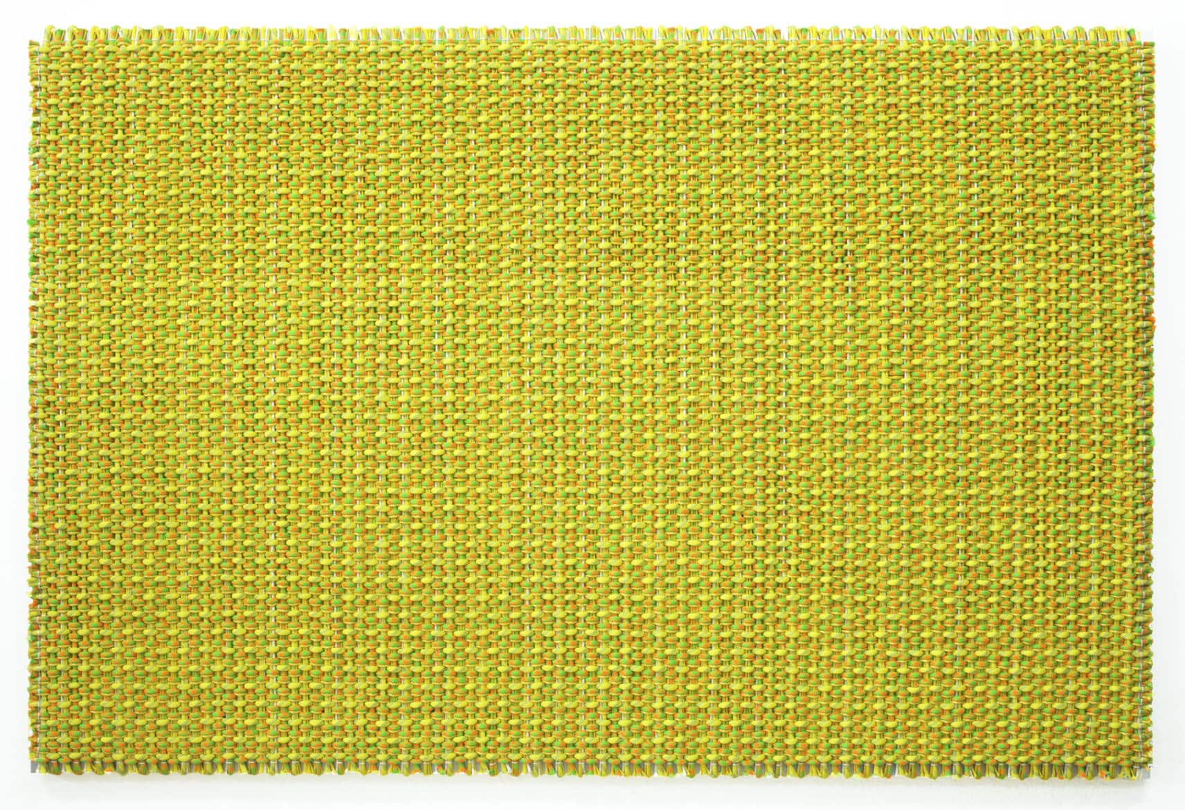 'Composition in Blue and Yellow (Ode to Catalonia)', 2018, polyester and aluminium, 172 x 257 x 8cm
