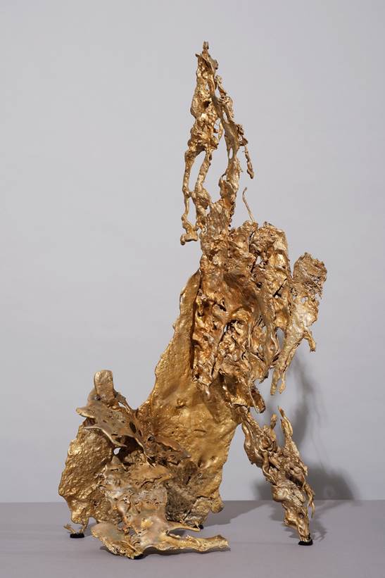 Cognition 2', 2019, bronze, 66 x 30 x 50 cm, unique
