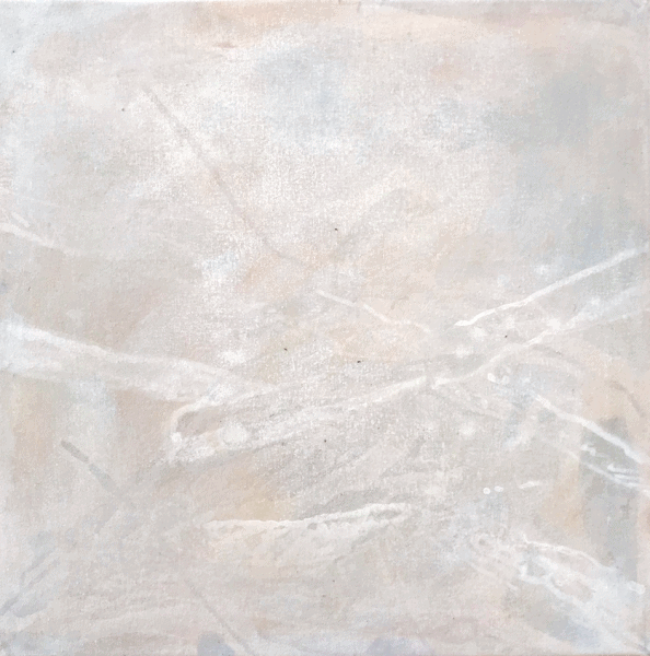 Babette Robertson, 'Five days of recollection', found pigment and synthetic polymer paint on canvas, 56 x56cm