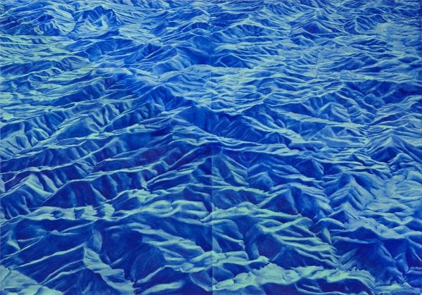 Piers Greville, 'Phase Space Blue (Sea of Love)', 2020, oil on linen, 200 x 140 cm
