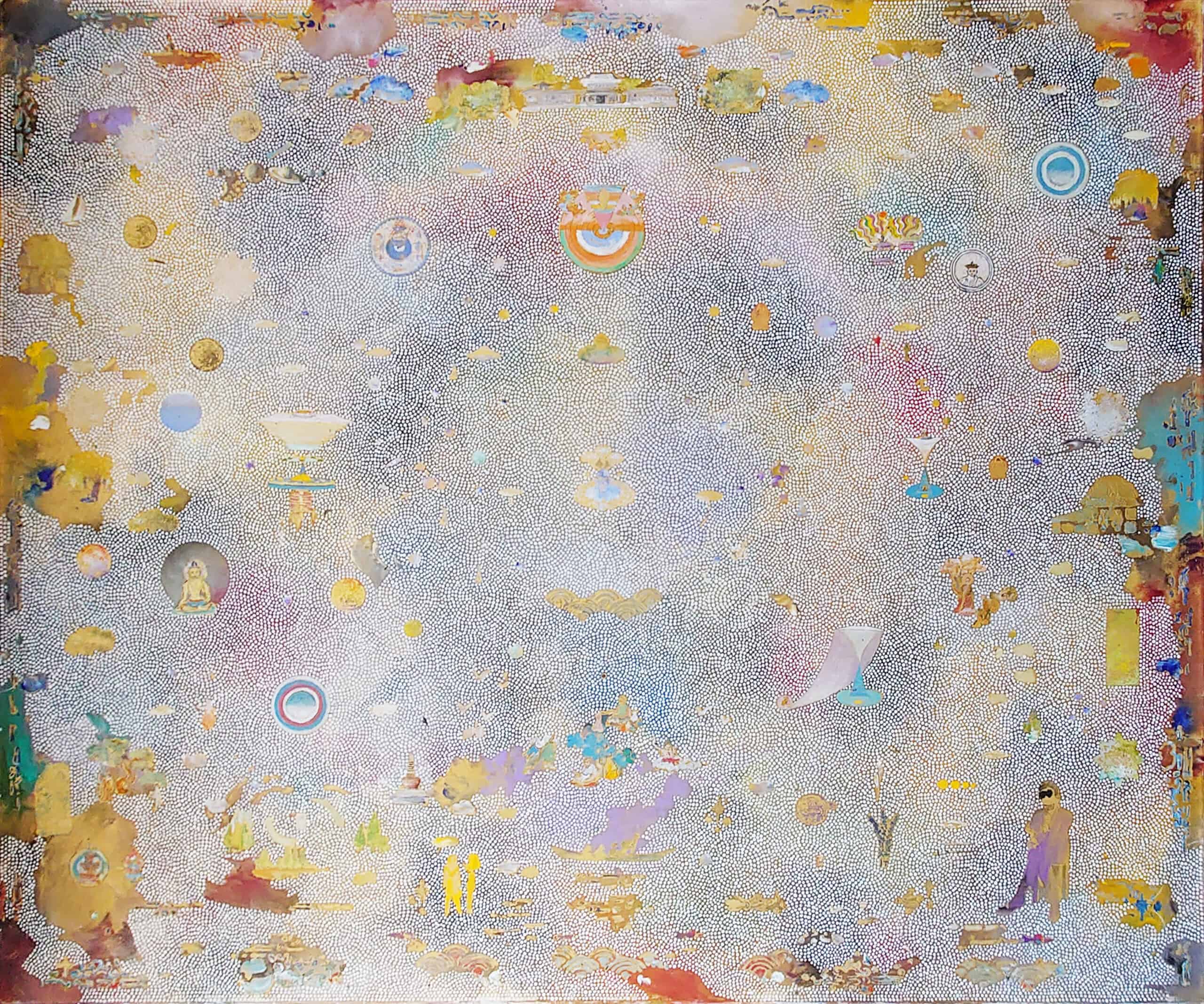 ‘Cosmic Sea’, 2021, oil on linen, 152 x 183 cm