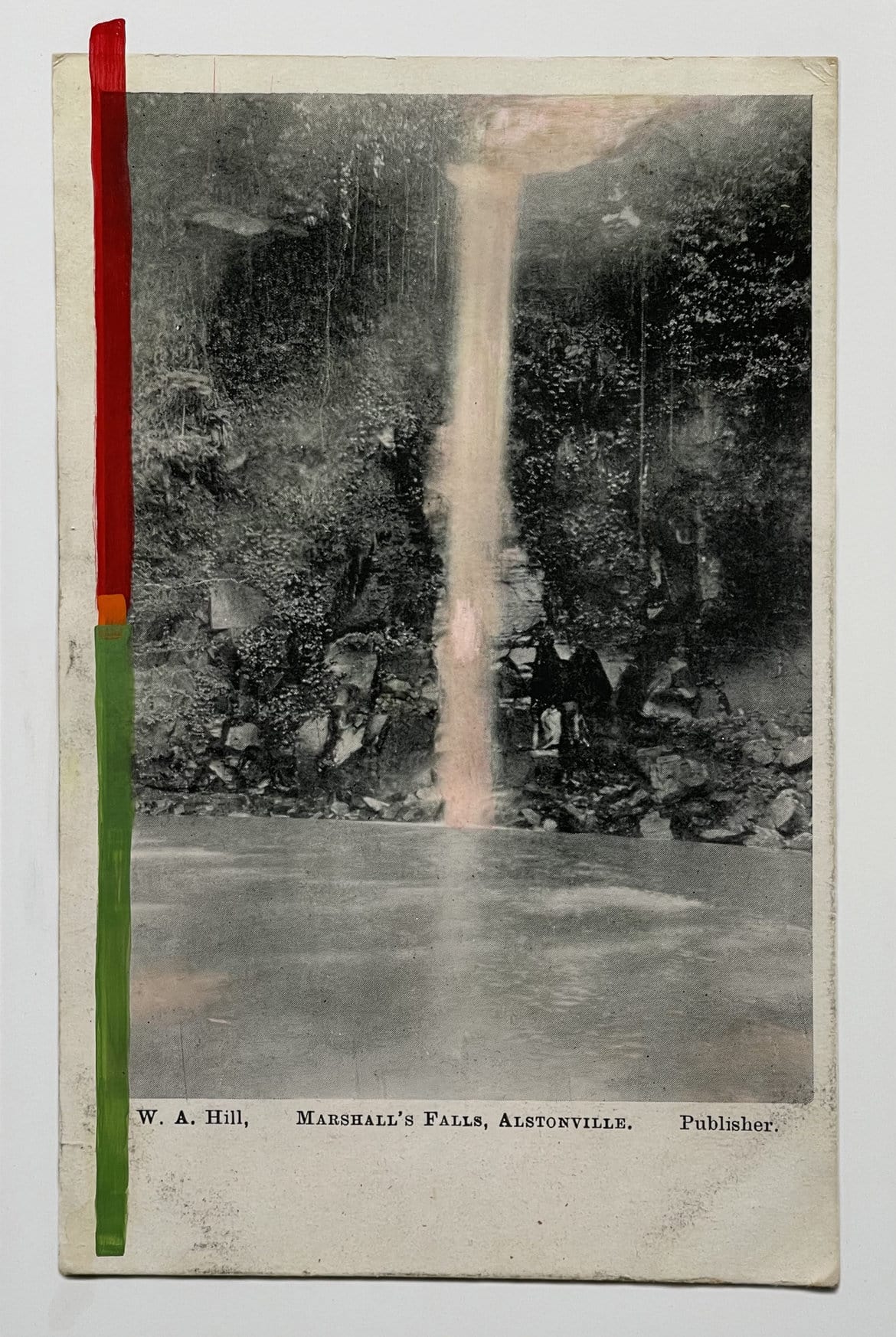 ‘Alstonville Falling’, 2022, pigment archival print on aluminium, pigment paint, 98 x 67 cm, unique multiple of 3 + 1 A.P.