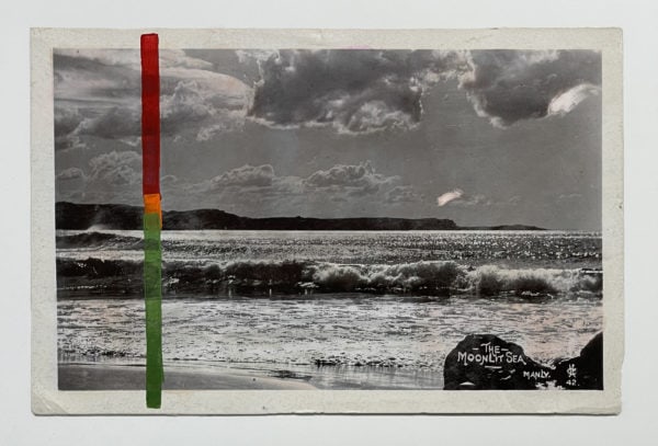 ‘Moonlit Tempo, Manly’, 2022, pigment archival print on aluminium, pigment paint, 98 x 67 cm, unique multiple of 3 + 1 A.P.