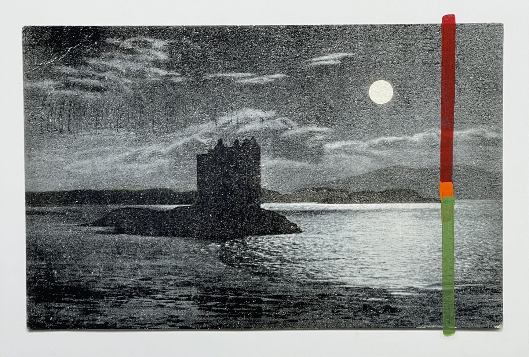 ‘Tonal Castle’, 2022, pigment archival print on aluminium, pigment paint, 98 x 67 cm, unique multiple of 3 + 1 A.P.